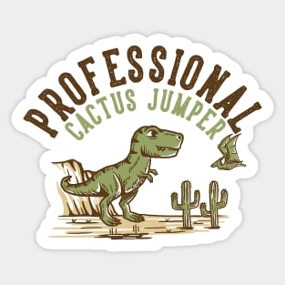 Professional Cactus Jumper Sticker